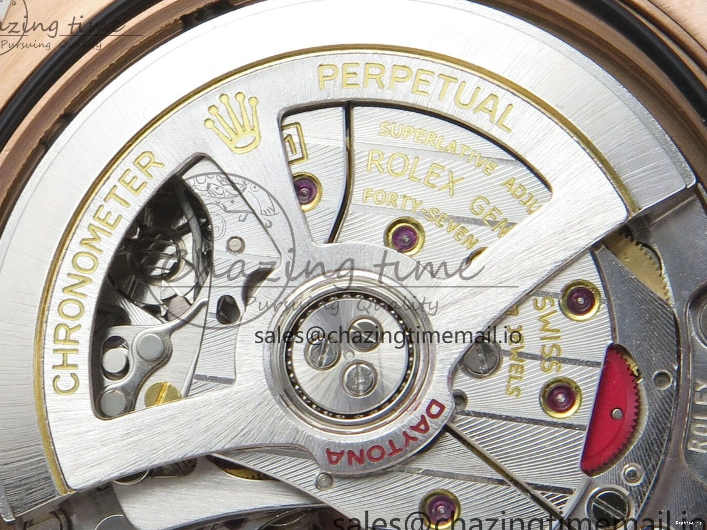 1227 TechFriendly Daytona 126505 RG QF 1:1 Best Edition RG Black Dial Crystal Markers On RG Bracelet SH4131 V6 (Gain Weight) 303